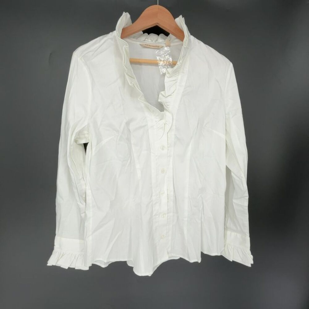 Soft Surroundings Boleyn Shirt in White - Picture 1 of 5